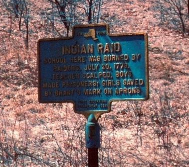 Indian Raid Marker. Click for full size. Indian Raid Marker image. Click for full size.