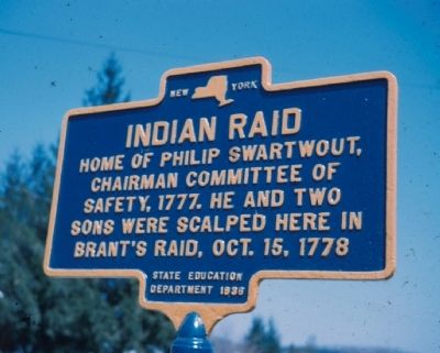 Indian Raid Marker. Click for full size. Indian Raid Marker image. Click for full size.