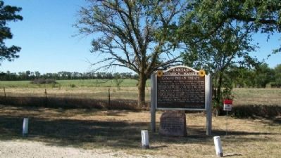 Sora Kansas Creek Marker. Click for full size. Sora Kansas Creek Marker image. Click for full size.
