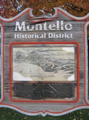 Montello "Mont L'eau" - Hill by the River Marker image. Click for full size.