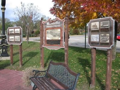 Montello Historical District Markers image. Click for full size.