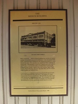 The Meisch Building Marker image. Click for full size.