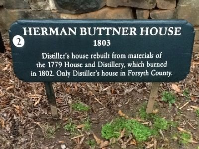 Herman Buttner House Marker. Click for full size. Herman Buttner House Marker image. Click for full size.