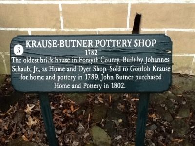 Krause-Butner Pottery Shop Marker image. Click for full size.