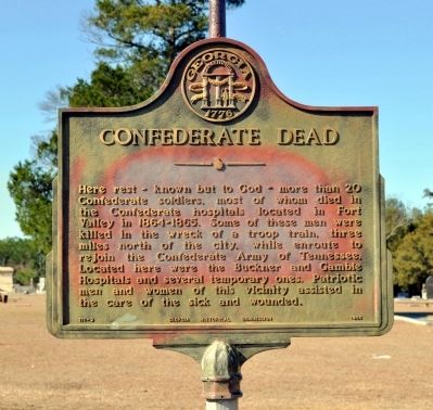 Confederate Dead Marker image. Click for full size.