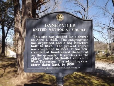 Dancyville United Methodist Church Marker image. Click for full size.