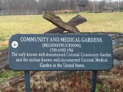Community and Medical Gardens Marker image. Click for full size.