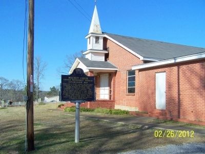 Walnut Creek United Methodist Church 	 Marker image. Click for full size.