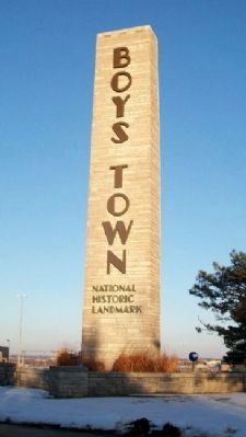 Boys Town Pillar. Click for full size. Boys Town Pillar image. Click for full size.