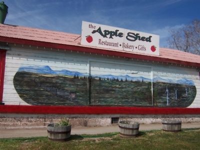 Apple Shed Mural. Click for full size. Apple Shed Mural image. Click for full size.