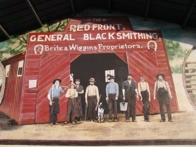 Red Front Blacksmith Shop image. Click for full size.