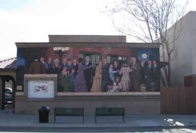 1915 Street Dance Mural and Marker image. Click for full size.
