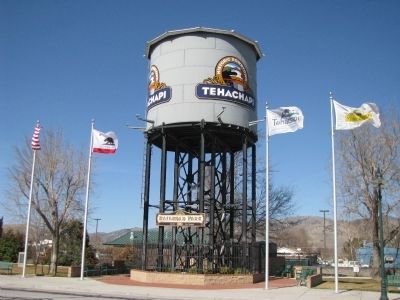 Tehachapi Water Tower & Railroad Park. Click for full size. Tehachapi Water Tower & Railroad Park image. Click for full size.