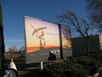 Mojave Air & Spaceport Sign image. Click for full size.