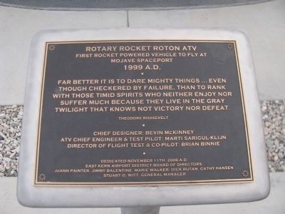 Rotary Rocket Roton ATV Marker image. Click for full size.