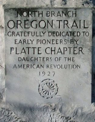 North Branch, Oregon Trail Marker image. Click for full size.