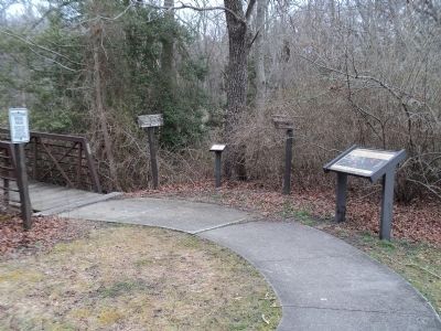Marker in in Allaire State Park image. Click for full size.