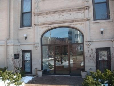 Doty School Marker. Click for full size. Doty School Marker image. Click for full size.