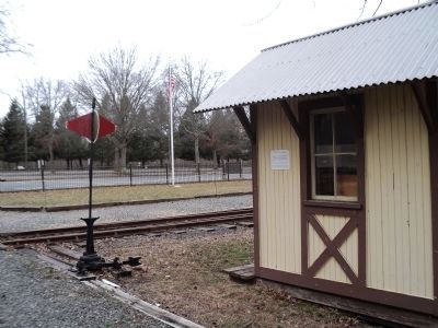 Marker in Allaire State Park image. Click for full size.