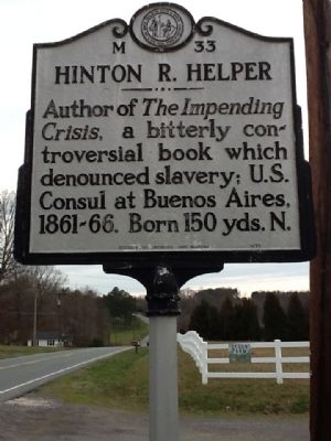 Hinton R. Helper Marker image. Click for full size.