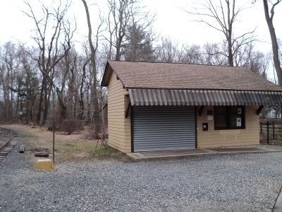 Allentown Station in Allaire State Park image. Click for full size.