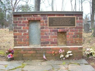 Graves of Squire and Sarah Boone. Click for full size. Graves of Squire and Sarah Boone image. Click for full size.