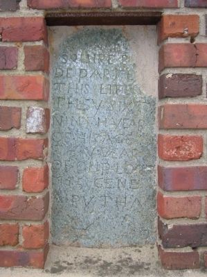 Squire Boone's tombstone. Click for full size. Squire Boone's tombstone image. Click for full size.