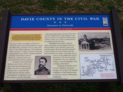 Davie County in the Civil War Marker image. Click for full size.