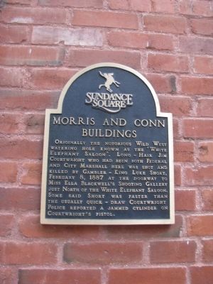 Morris and Conn Buildings Marker image. Click for full size.