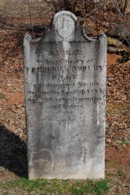 Frederick Asbury Riley Tombstone image. Click for full size.
