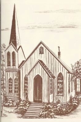 Grace Episcopal Church<br>First Building Erected 1860 image. Click for full size.