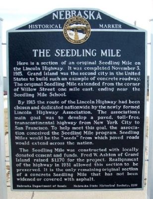 The Seedling Mile Marker image. Click for full size.