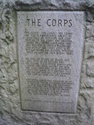 The Corps Marker image. Click for full size.