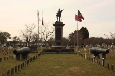 Confederate Monument located in the section named "Soldier's Ground" image. Click for full size.