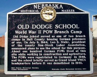 Old Dodge School Marker image. Click for full size.