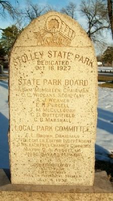 Original Home of the Stolley Family Marker (Side B) image. Click for full size.
