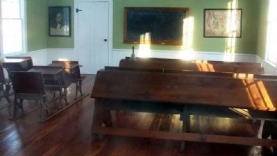 Oldest Remaining School House Interior image. Click for full size.