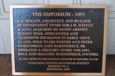 The Emporium – 1897 Marker image. Click for full size.