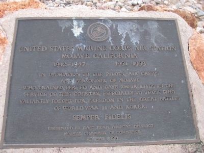 United States Marine Corps Air Station Marker. Click for full size. United States Marine Corps Air Station Marker image. Click for full size.