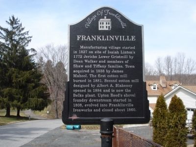 Franklinville Marker image. Click for full size.