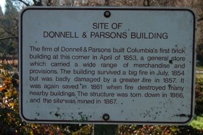 Site of Donnell & Parsons Building Marker image. Click for full size.
