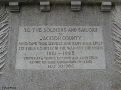 Soldiers' and Sailors' Monument Marker image. Click for full size.