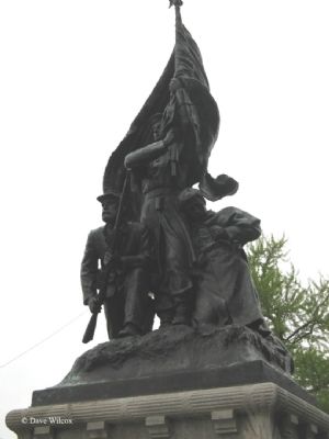 Soldiers' and Sailors' Monument Marker image. Click for full size.
