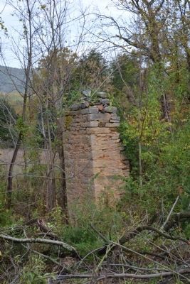 This is the main house chimney at Rev John Rhodes property image. Click for full size.