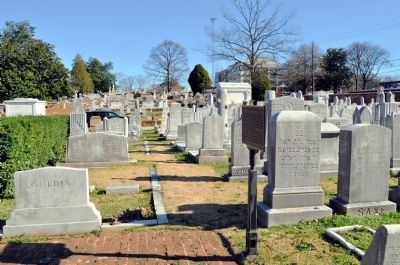Burial Ground of Congregation Ahavath Achim Marker. Click for full size. Burial Ground of Congregation Ahavath Achim Marker image. Click for full size.