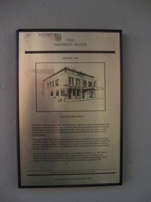 The DeForest Block Marker image. Click for full size.