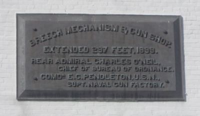 National Museum of the U.S. Navy Marker: close-up of upper panel. Click for full size. National Museum of the U.S. Navy Marker: close-up of upper panel image. Click for full size.