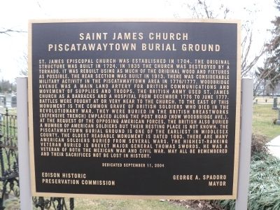 Saint James Church Marker image. Click for full size.