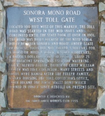 Sonora Mono Road Marker image. Click for full size.