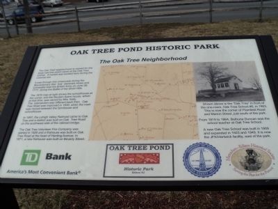 The Oak Tree Neighborhood Marker image. Click for full size.